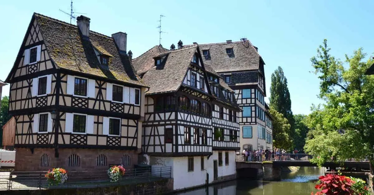Medieval architecture in Strasbourg France