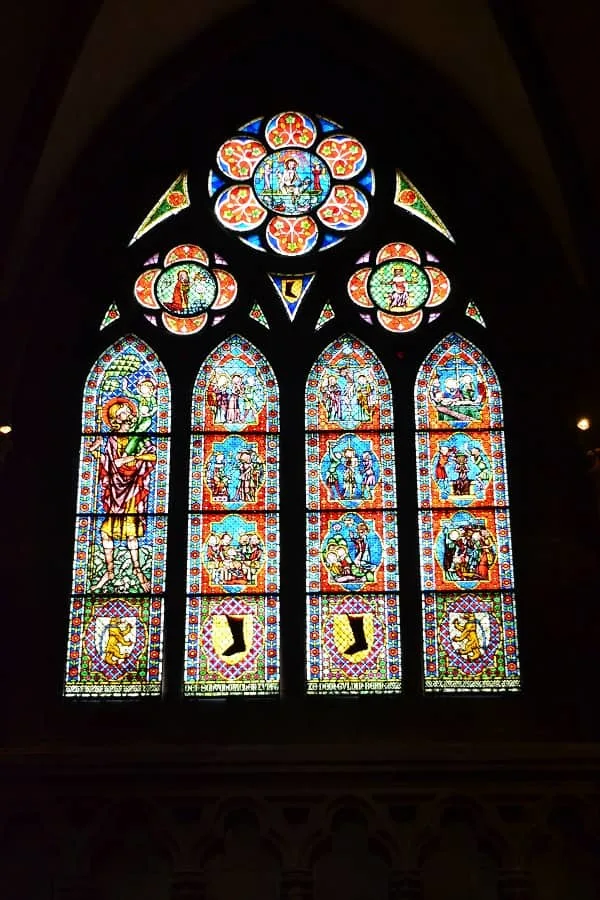 Stained Glass Windows in Freiburg Minster