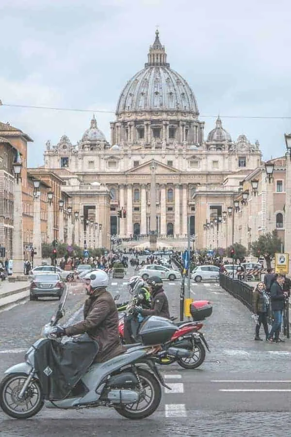 Traffic in Vatican City