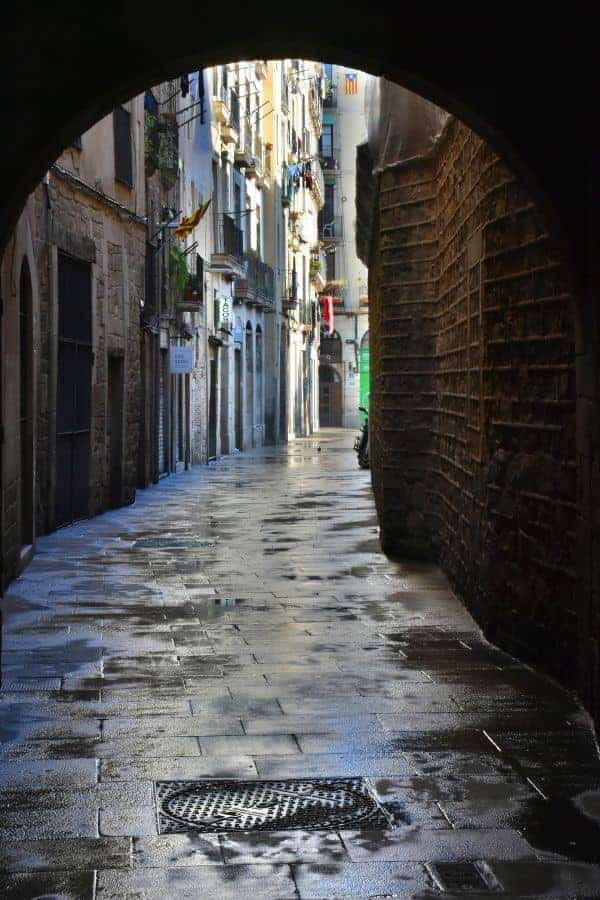 Gothic Quarter in Barcelona