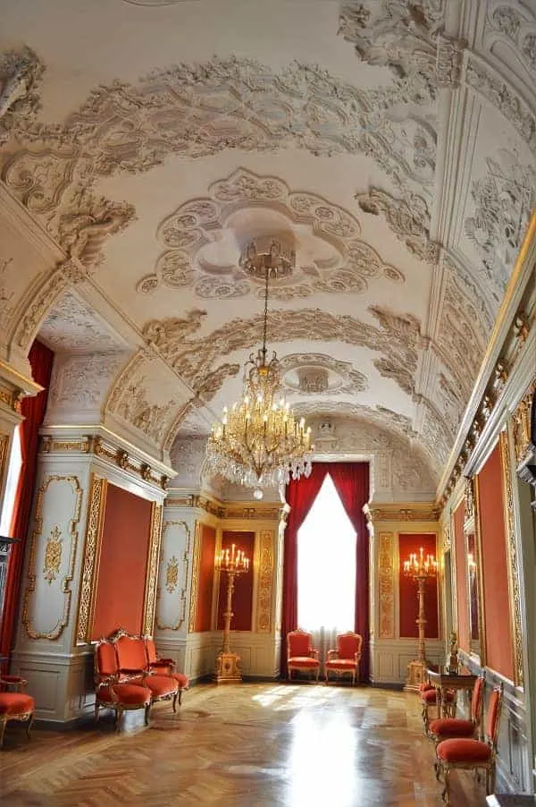 Interior room at Christianborg Palace