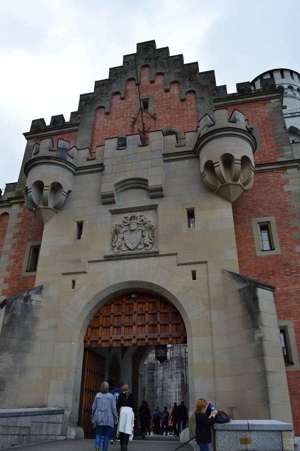 Entrance to Neuschwanstein Castle
