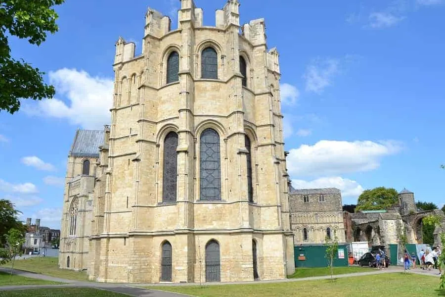 Canterbury Cathedral along Monastery Ruins
