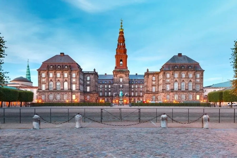 Christiansborg palace in Denmark