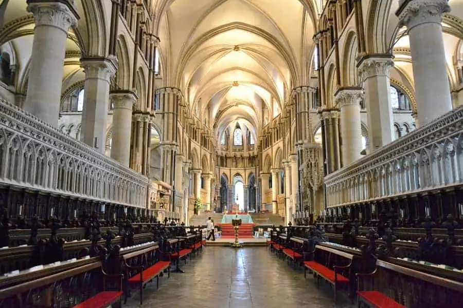 Inside Canterbury Cathedral