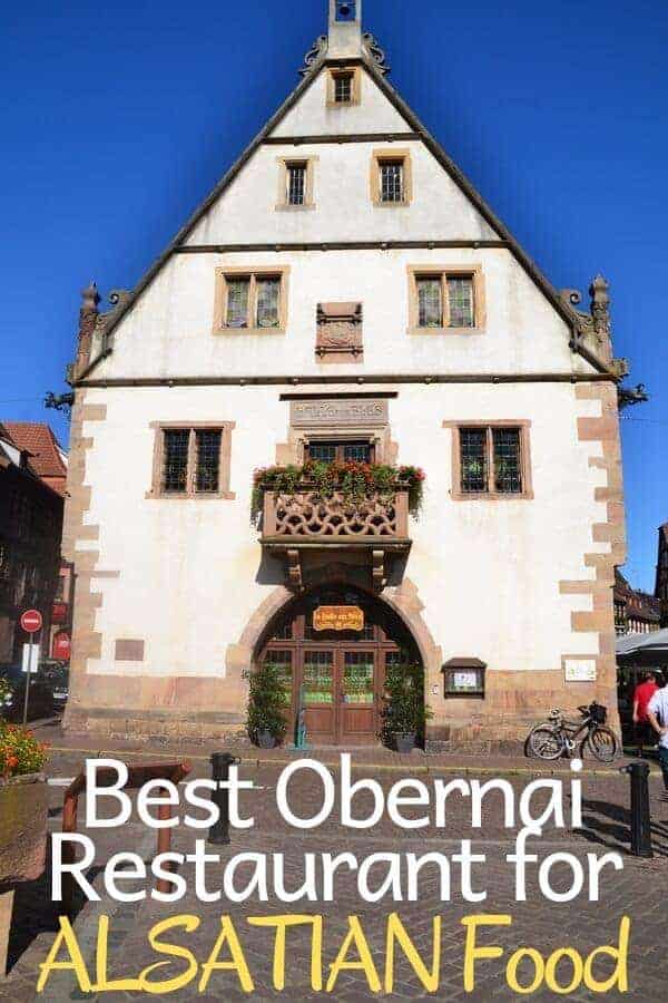 Best Obernai Restaurant for Alsatian Food