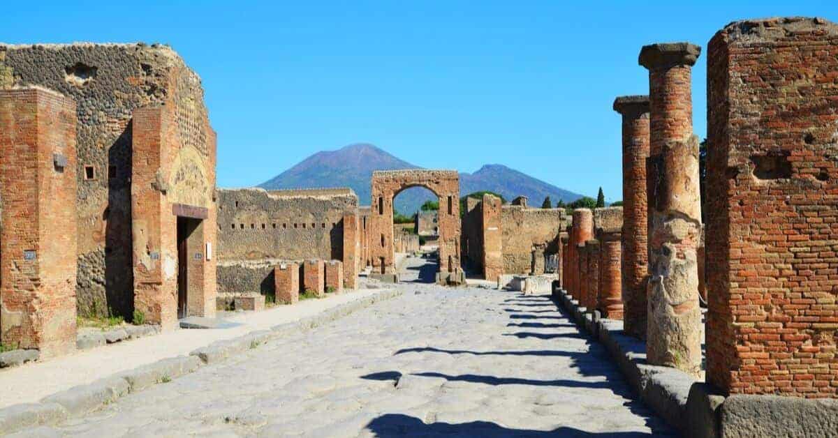 Pompeii Mt. Vesuvius View