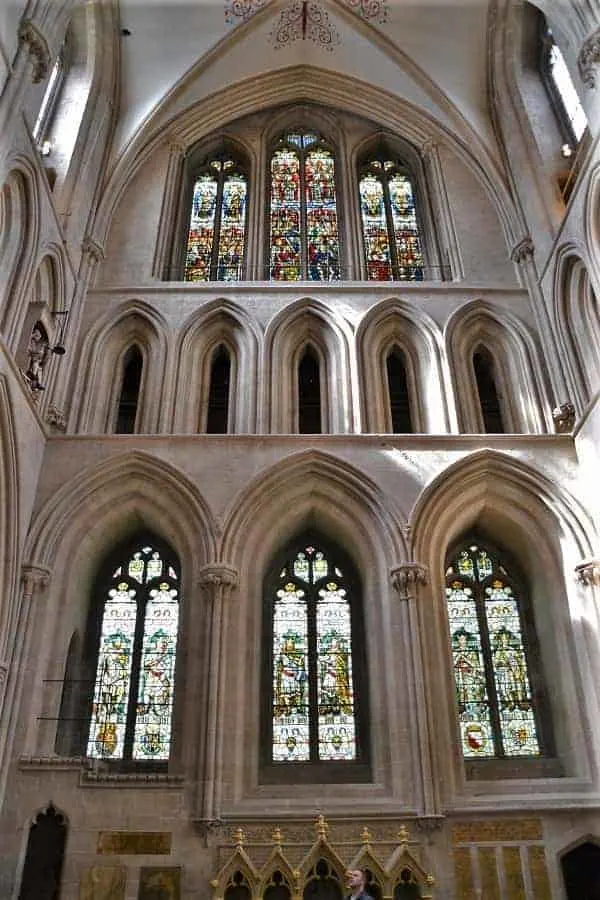 Stained Glass windows in Wells