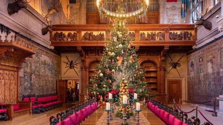 Biltmore House Dining Room at Christmas