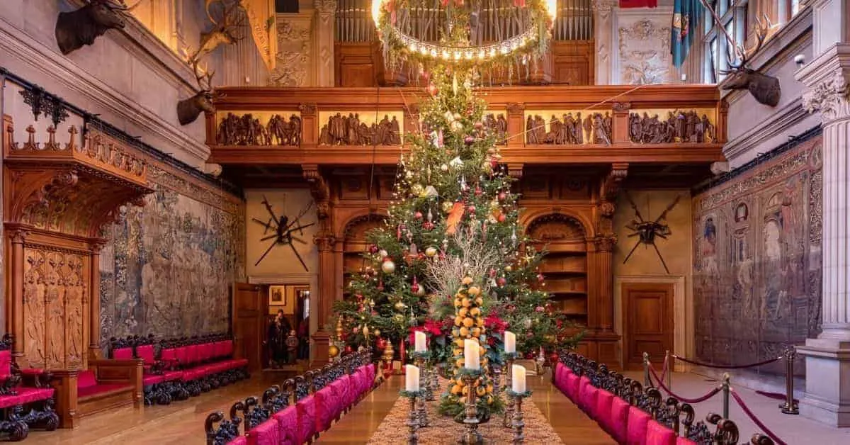 Biltmore House Dining Room at Christmas