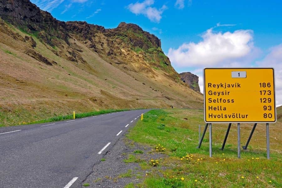 Driving in Iceland