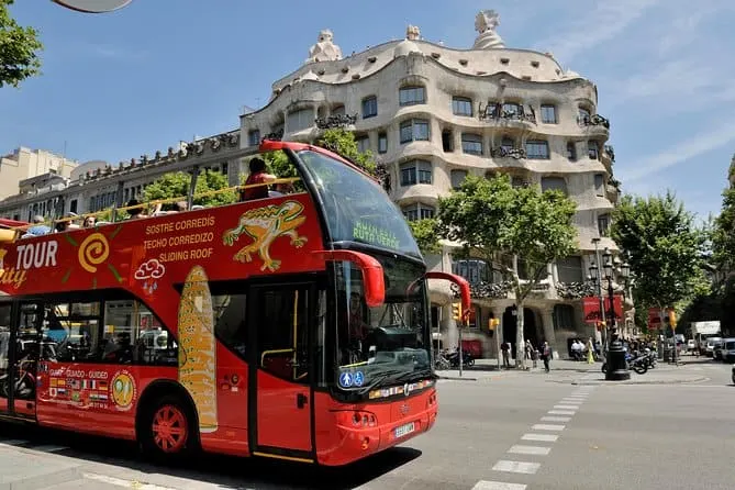Bus tour of Barcelona Spain