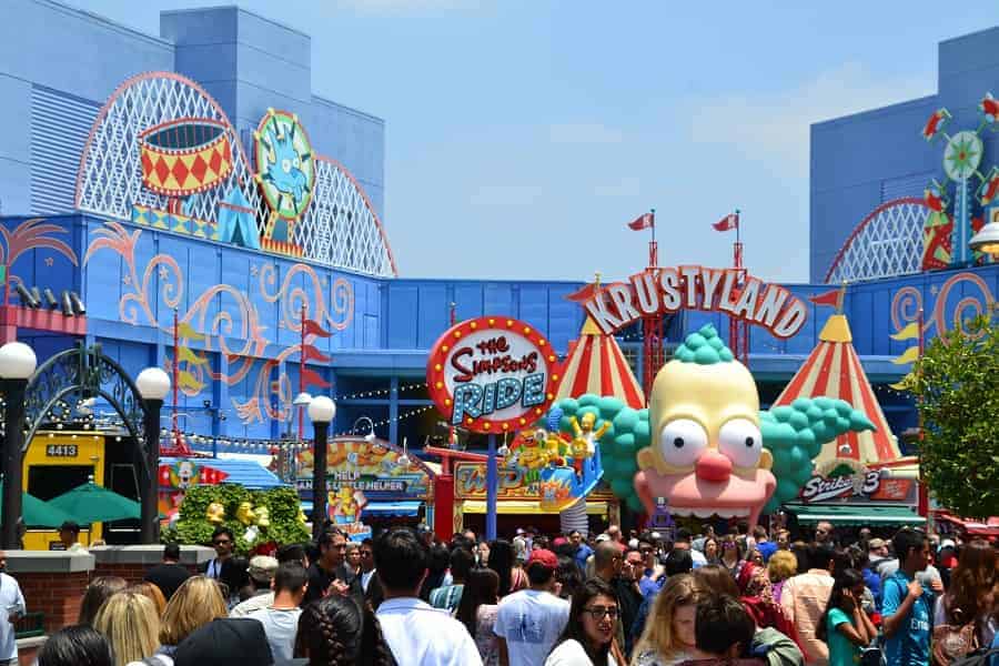 Simpsons Ride Universal Studios Hollywood