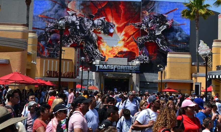 Transformers Ride in Universal Studios