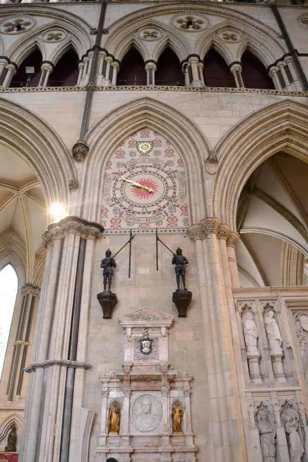 York Minster Striking Clock