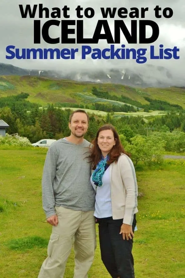 Iceland Summer Packing List