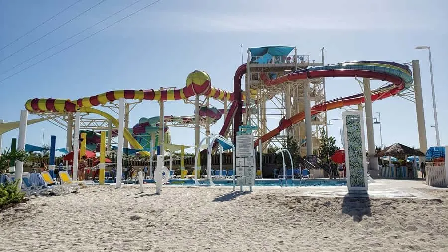 Splash Summit Slides at Coco Cay