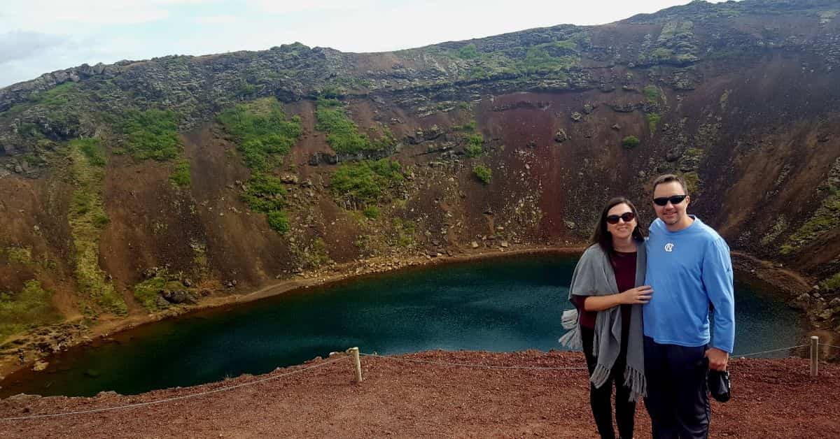 Crater in Iceland