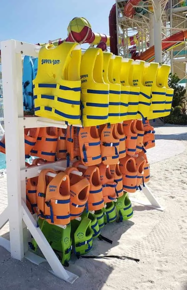 Coco Cay Life Vests