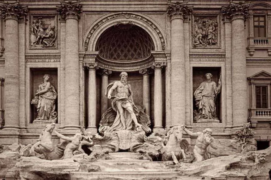 Trevi Fountain Facade