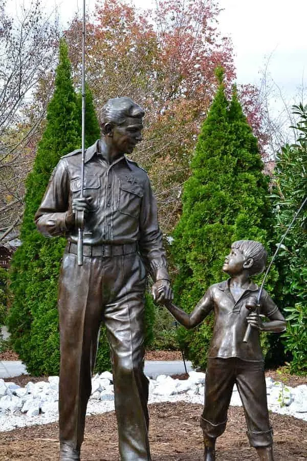 Andy Griffith Show Statue