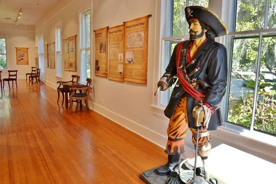 Pirate Exhibit in Coastal Discovery Museum