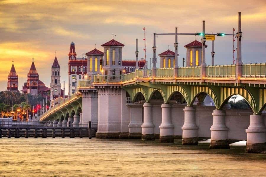 Bridge into St. Augustine Florida 