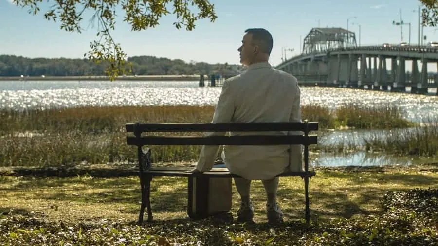 Forrest Gump Movie Scene with Woods Memorial Bridge