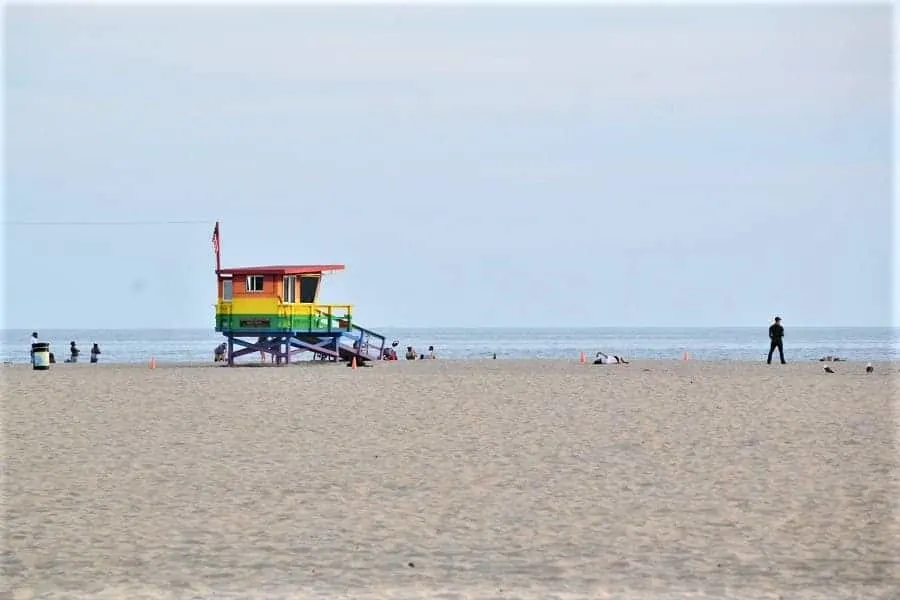 View of Venice Beach California