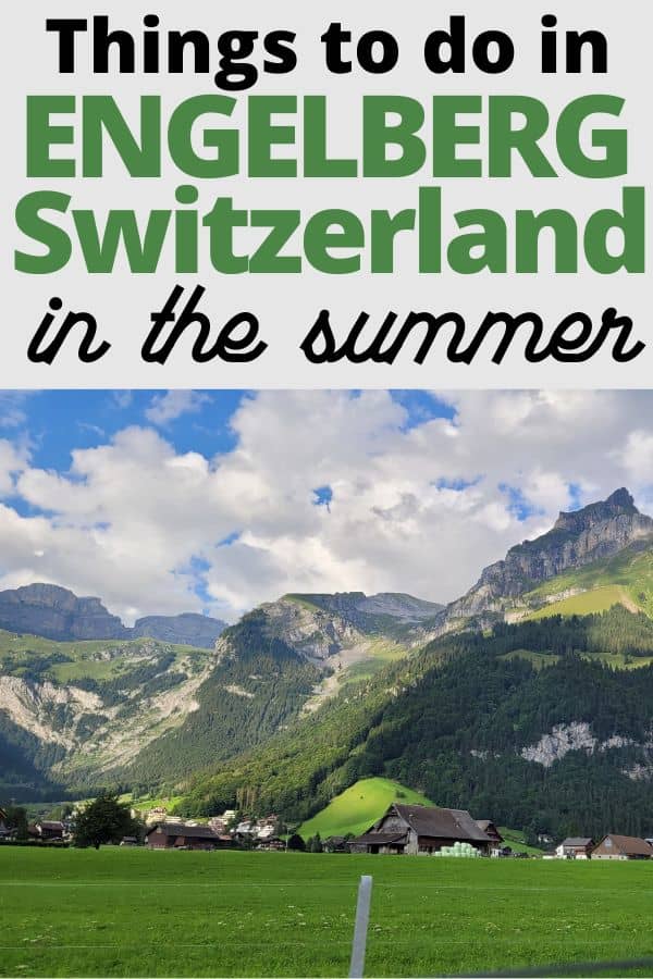 Things to do in Engelberg in the Summer