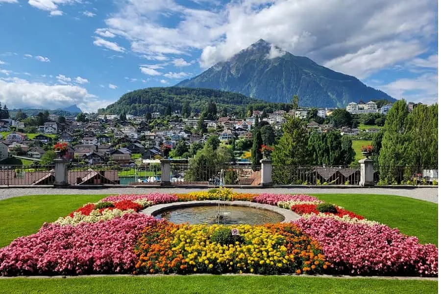 Spiez Castle Garden