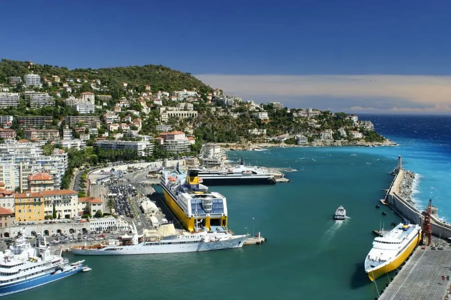 Port in Nice France