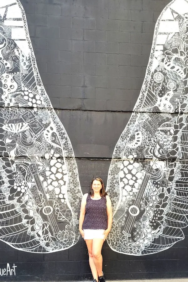 Angel Wings Mural in Nashville