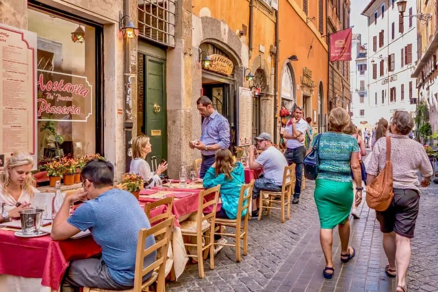 Dining in Rome