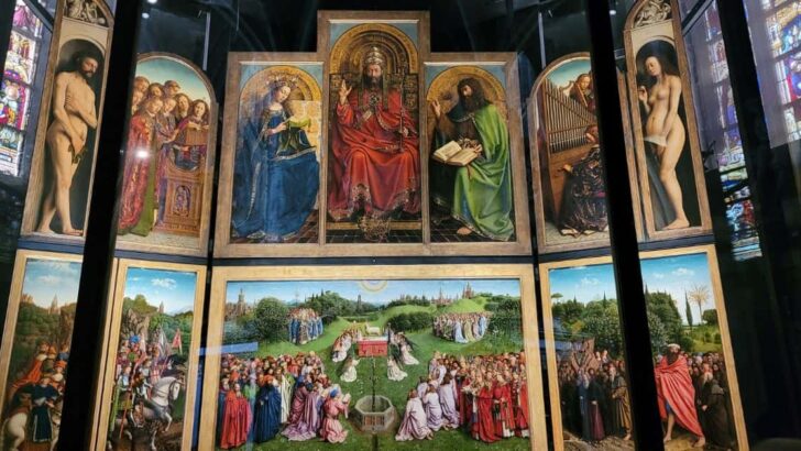 The Ghent Altarpiece in Belgium