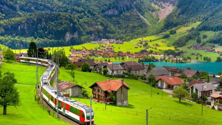 Taking a Train in Switzerland