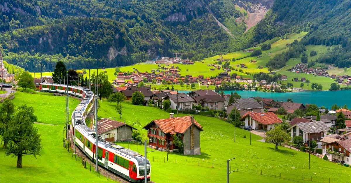 Taking a Train in Switzerland