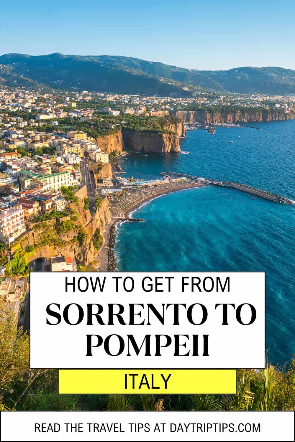 Sorrento to Pompeii