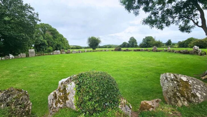 Grange Stone Circle in Lough Gur
