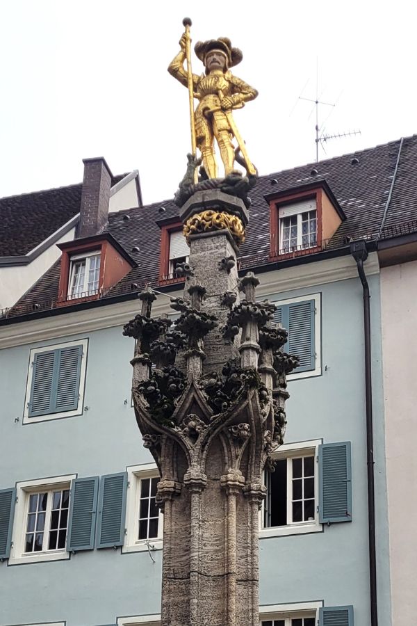 Freiburg St. George's Statue